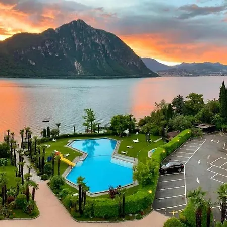 Quiet Lake Apartment Bissone Exterior photo